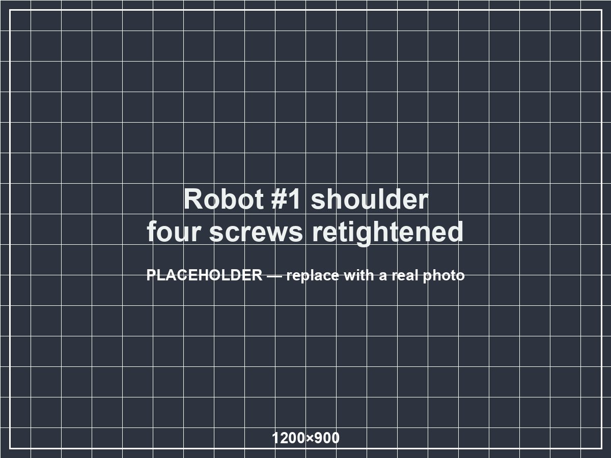 robot1 shoulder screws